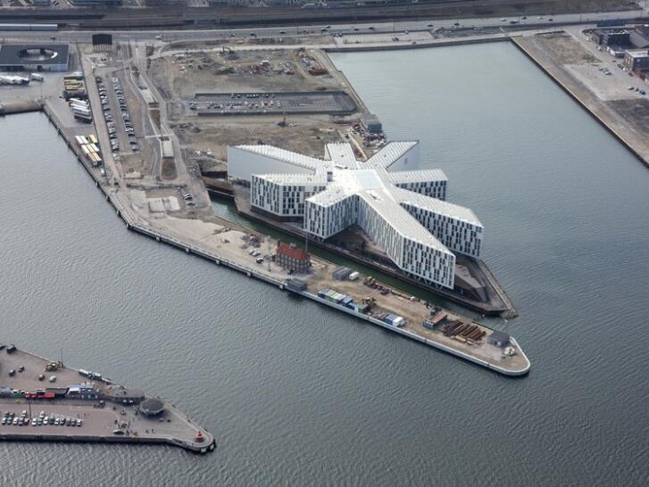 丹麥聯合國城辦公中心大樓鋁方通天花