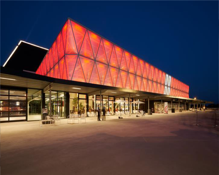 丹麥海寧鋁單板價格會展中心鋁扣板項目